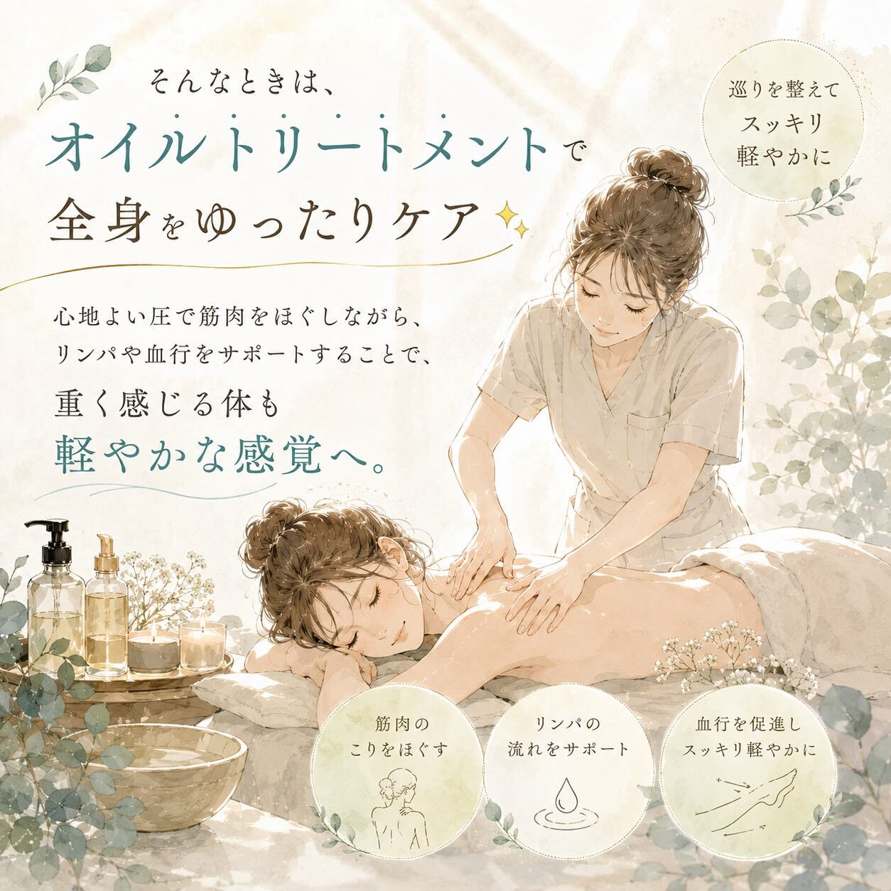 なんとなく体が重い、疲れが抜けない…