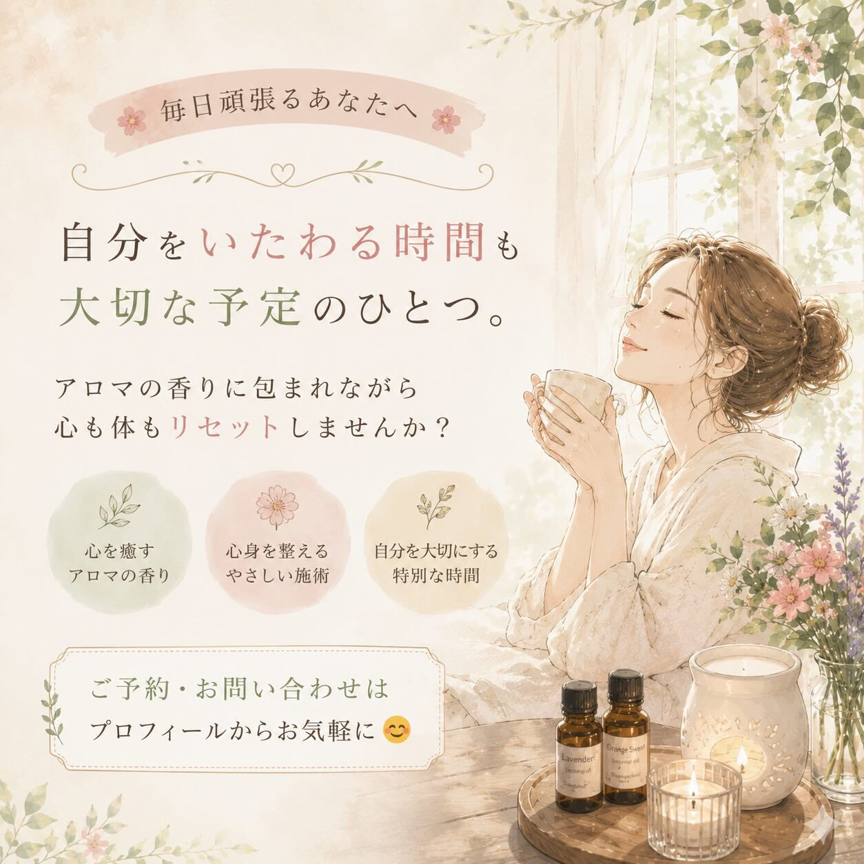 毎日仕事や家事、育児に追われていると、